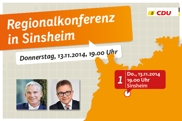 CDU Regionalkonferenz in Sinsheim